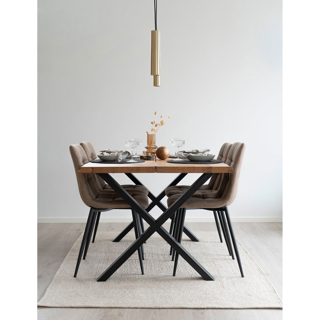 Menorca rug - rug in 100% recycled plastic, sand, 140x200 cm